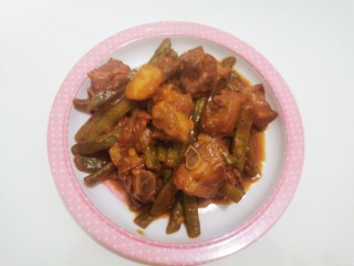 四季豆烧排骨 