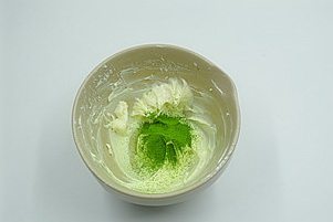 抹茶奶酪夹心蛋糕 